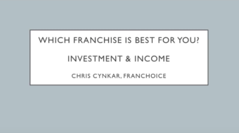 which franchise is best for you - investment and income