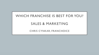 which franchise is best for you - sales and marketing